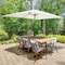 Pure Garden 10 Rectangular Patio Umbrella, Beige 50-LG1277 - alternate 1